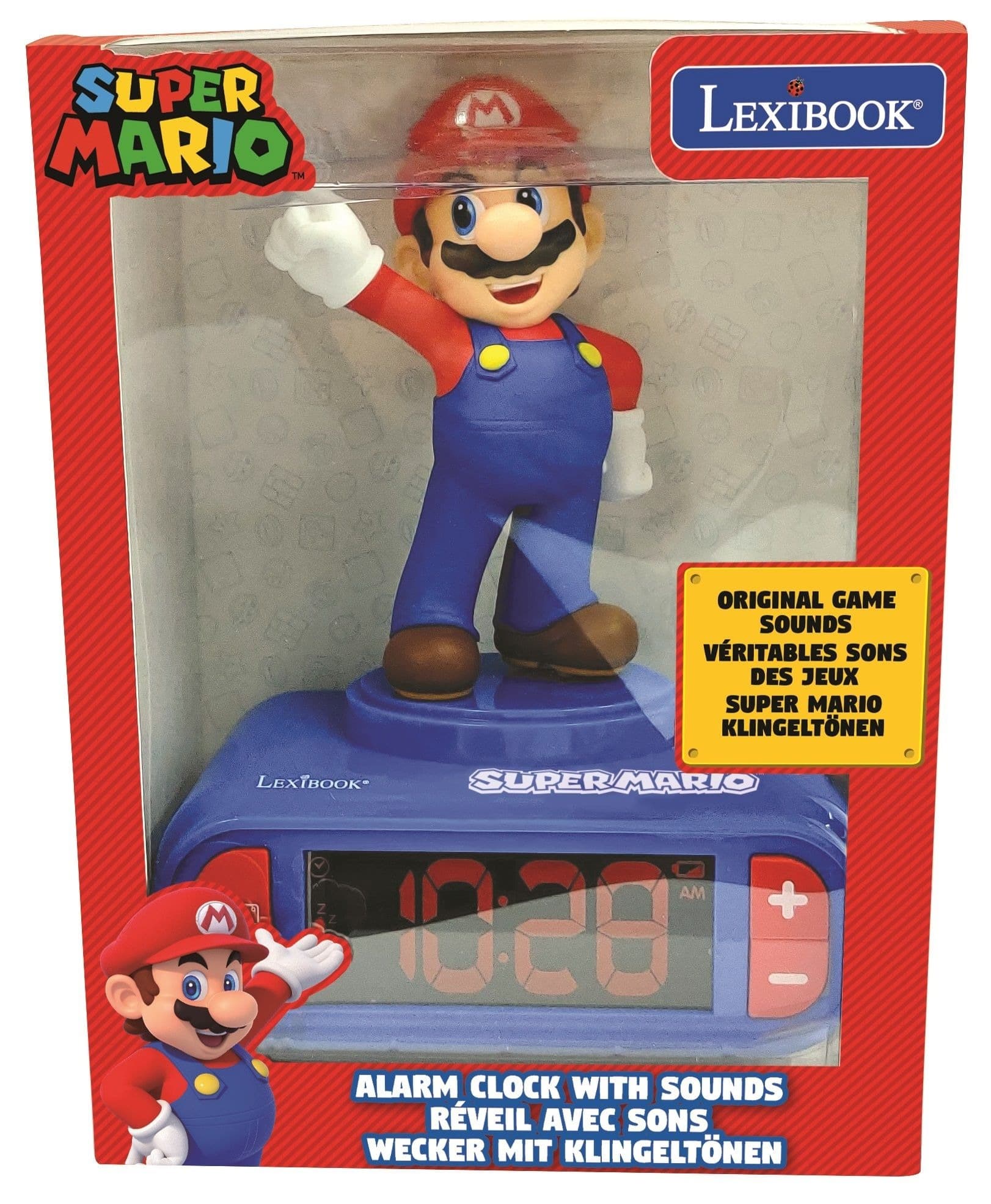 Super Mario Budzik cyfrowy z lampką nocną Lexibook RL800NI