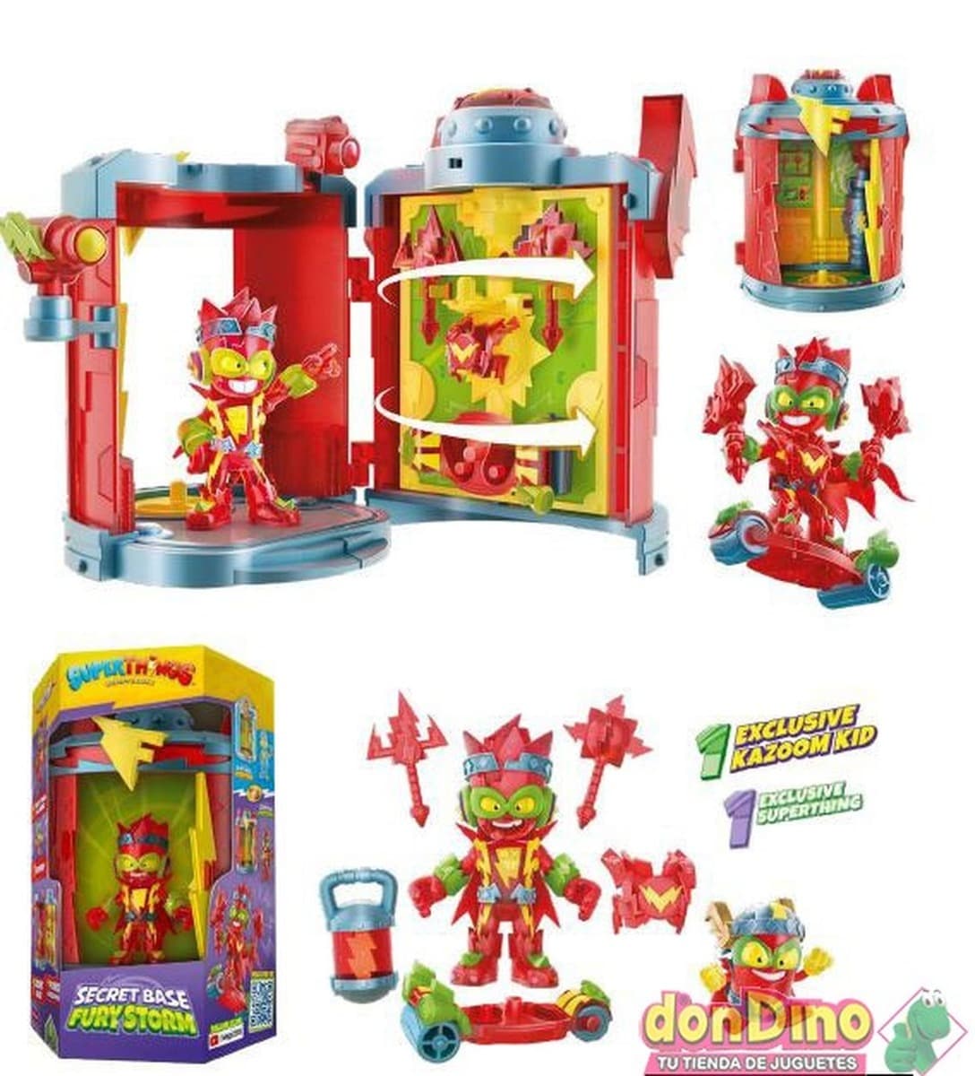 SuperThings Baza Sekretna Fury Storm z figurkami