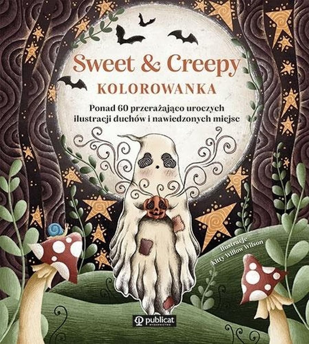 Sweet & Creepy. Ponad 60 ilustracji duchów, kolorowanka