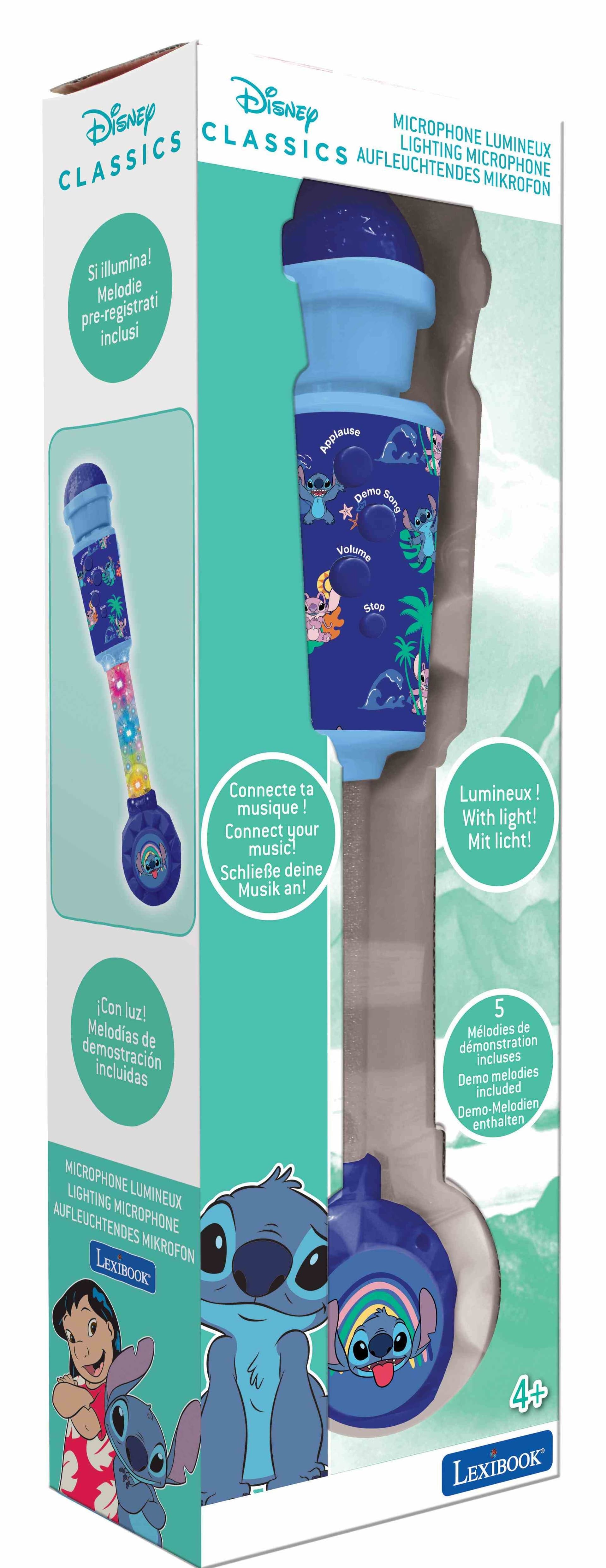 Mikrofon Świecący Stitch Lexibook MIC90D
