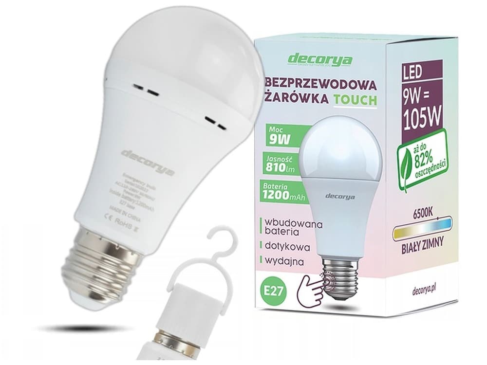 Świetlówka LED Emergency 9W z funkcją awaryjną