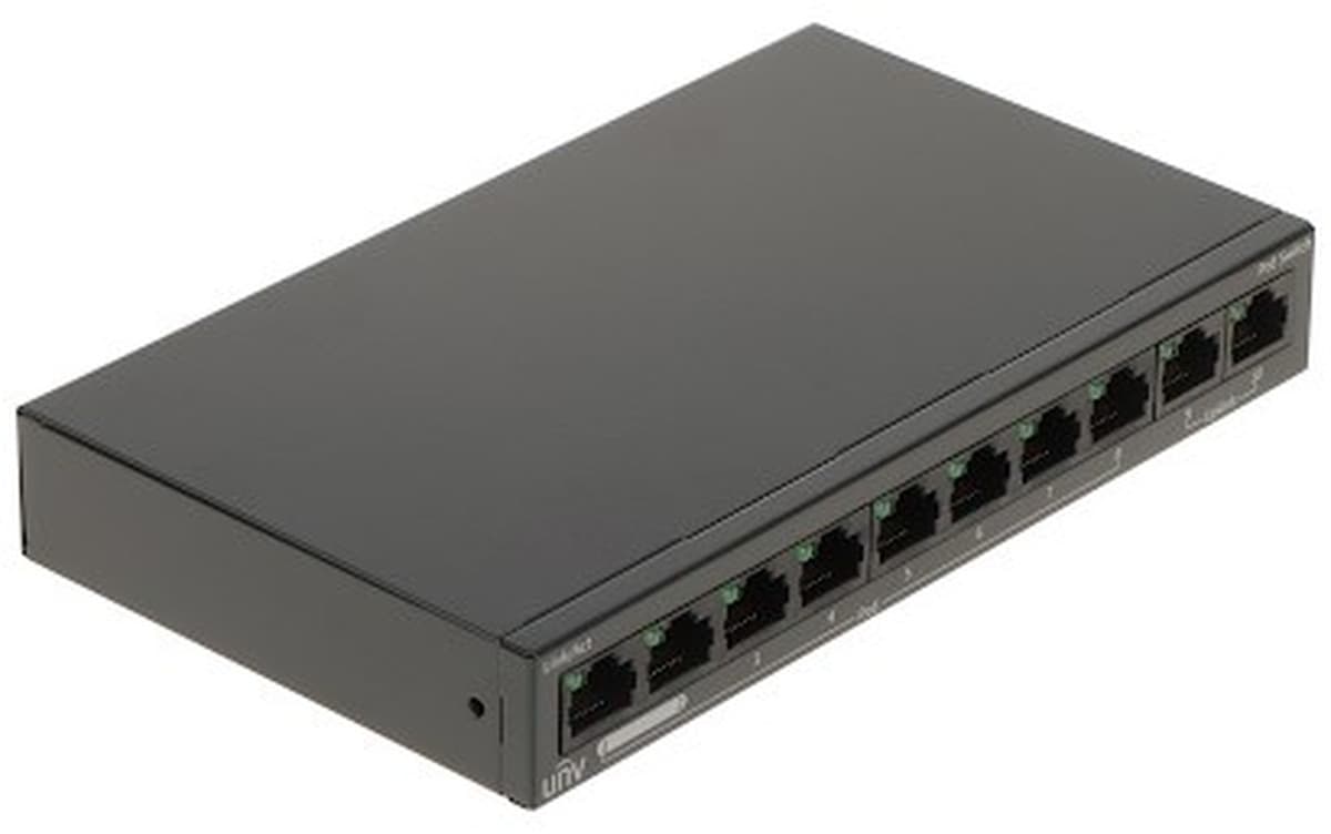 Switch PoE 8-portowy Uniview NSW2020-10T-POE-IN