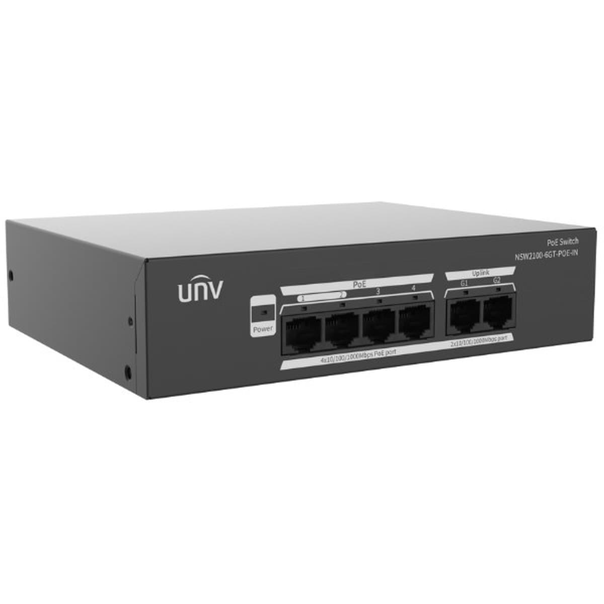 Switch PoE Uniview NSW2100-6GT-POE-IN 4-portowy