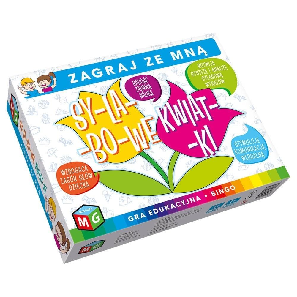 Multigra Gra edukacyjna Sylabowa Kwiatki