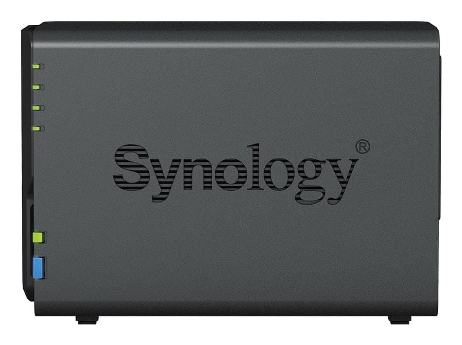 Serwer NAS Synology DS223 Tower, 2x3.5 SATA HDD / 2.5 HDD SSD, Realtek RTD1619B, 2GB DDR4, 1x1GbE RJ-45