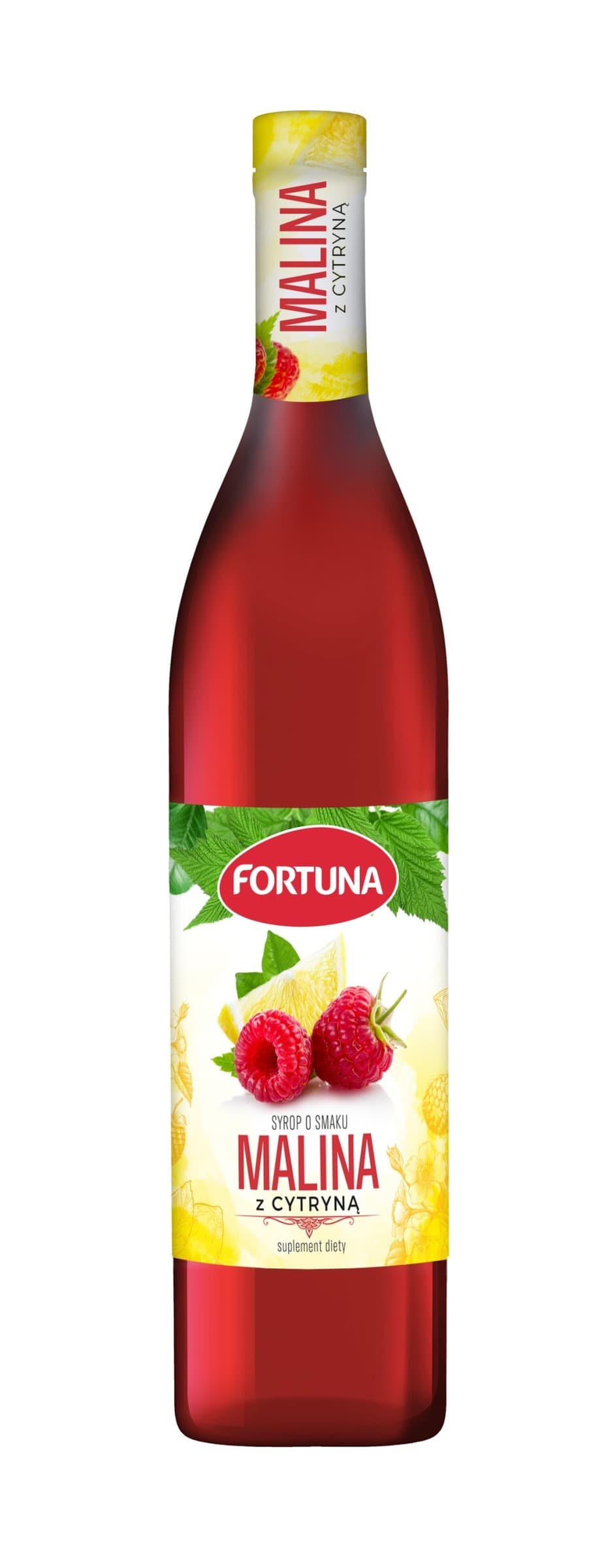 Fortuna Syrop o smaku malina z cytryną 440 ml