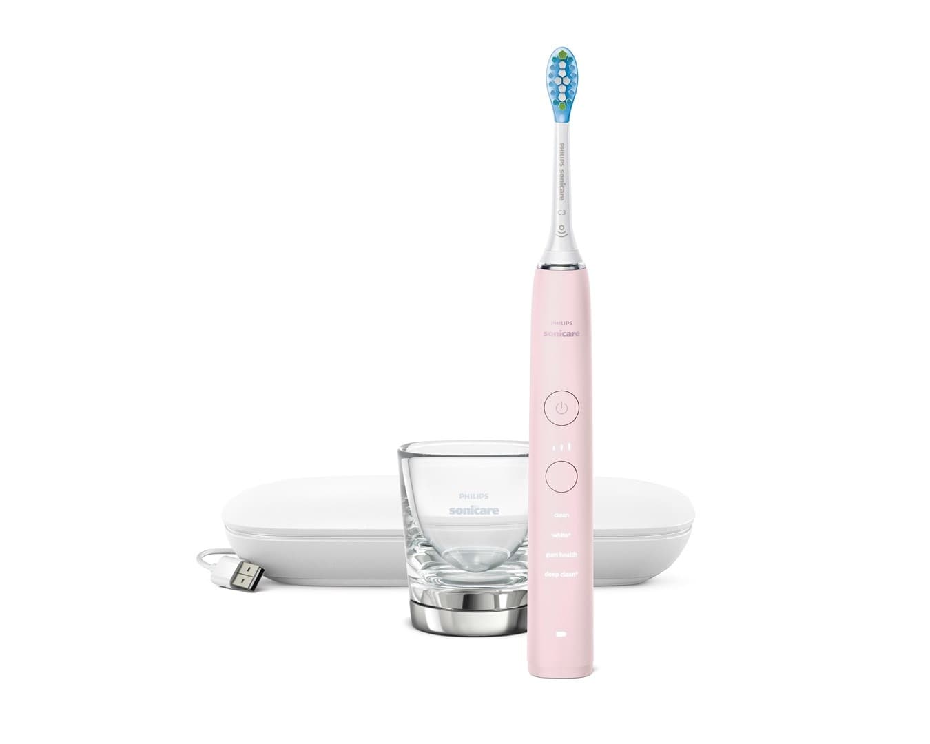 Szczoteczka soniczna do zębów Philips DiamondClean różowa