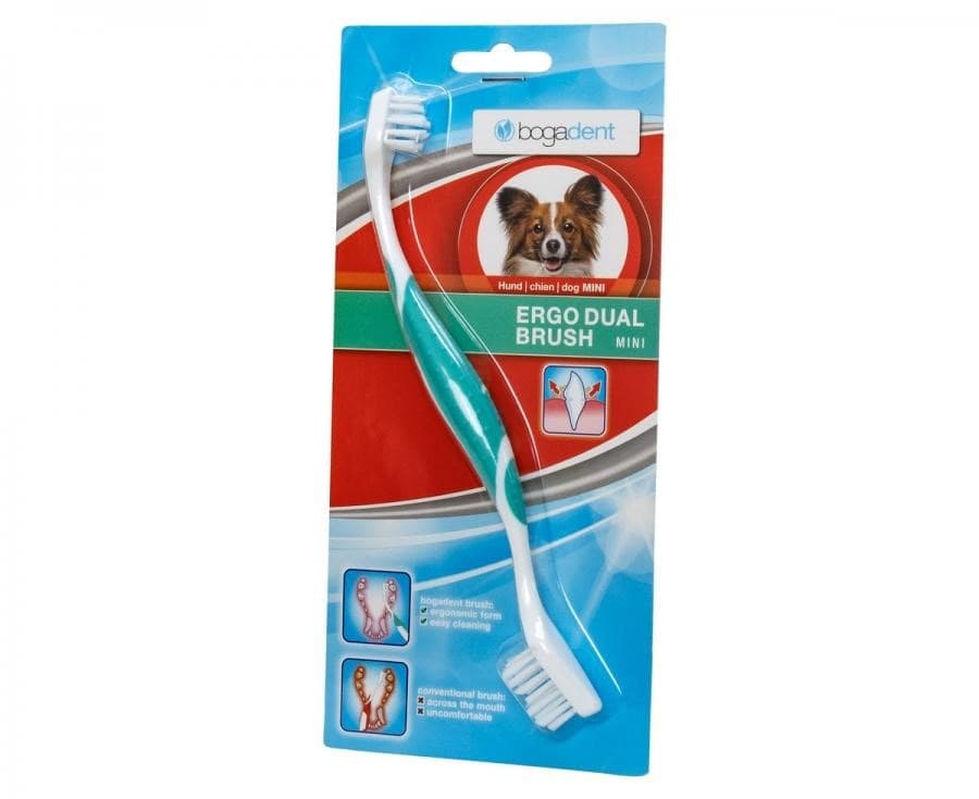 Szczotka dwustronna dla psa BOGAR ERGO DUAL BRUSH mini