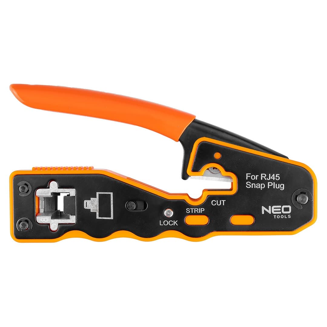 Szczypce do zaciskania wtyków RJ45 135 mm NEO TOOLS
