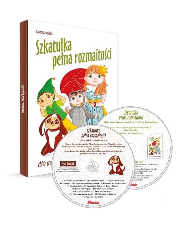 Szkatułka pełna rozmaitości Danuty Zawadzkiej z dwiema płytami CD