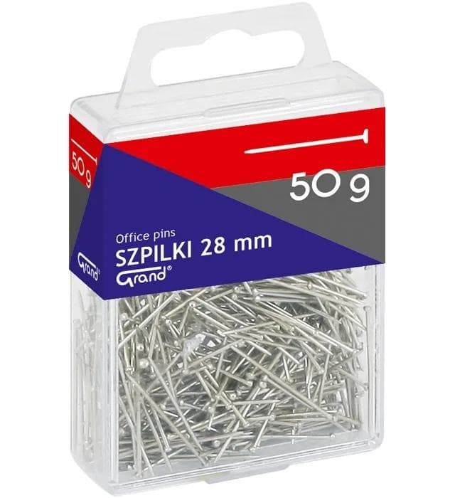 Szpilki stalowe galwanizowane 28 mm 50 g
