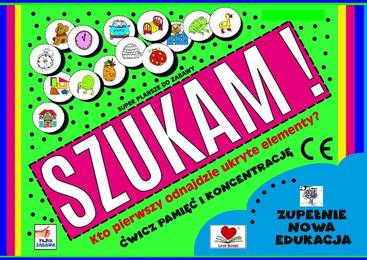 Love Books Szukam! Ukryte elementy dla dzieci