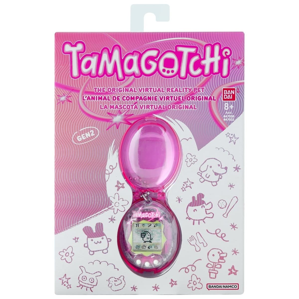 Tamagotchi Original z etui różowy 1 szt