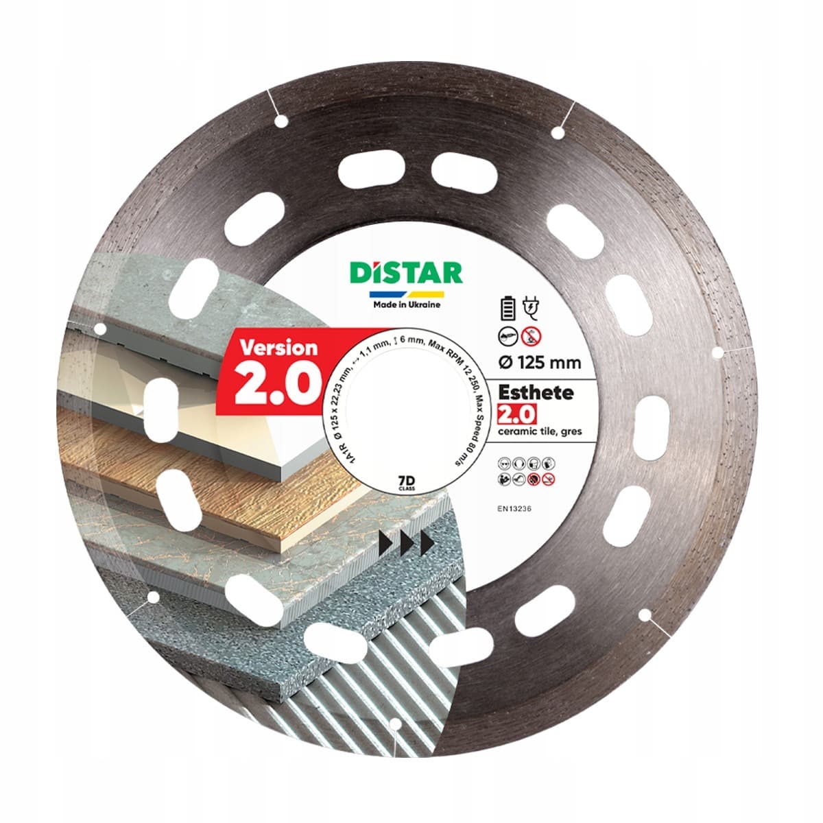 Tarcza diamentowa DISTAR ESTHETE 2.0 125 mm