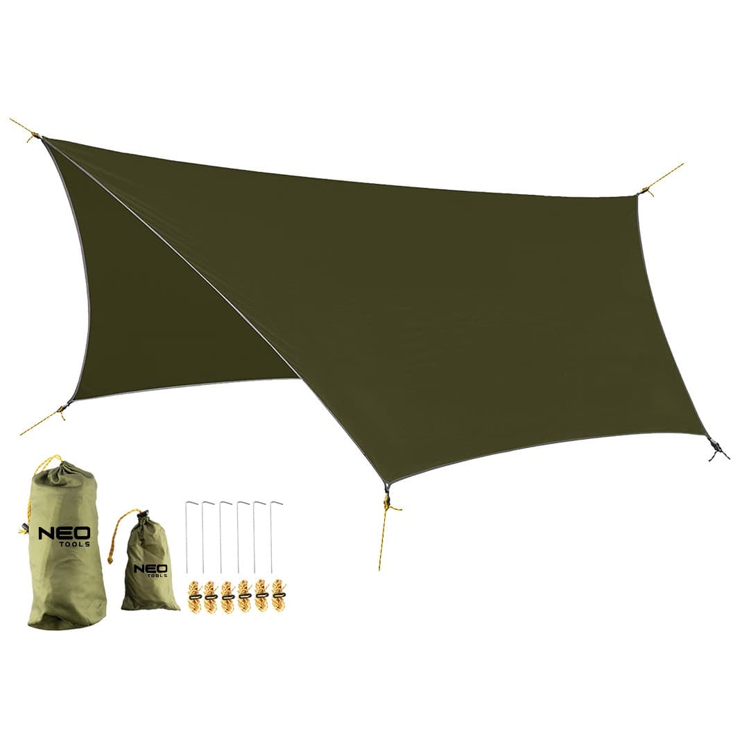 Tarp wodoodporny 360 x 290 cm poliester 210T PU3000