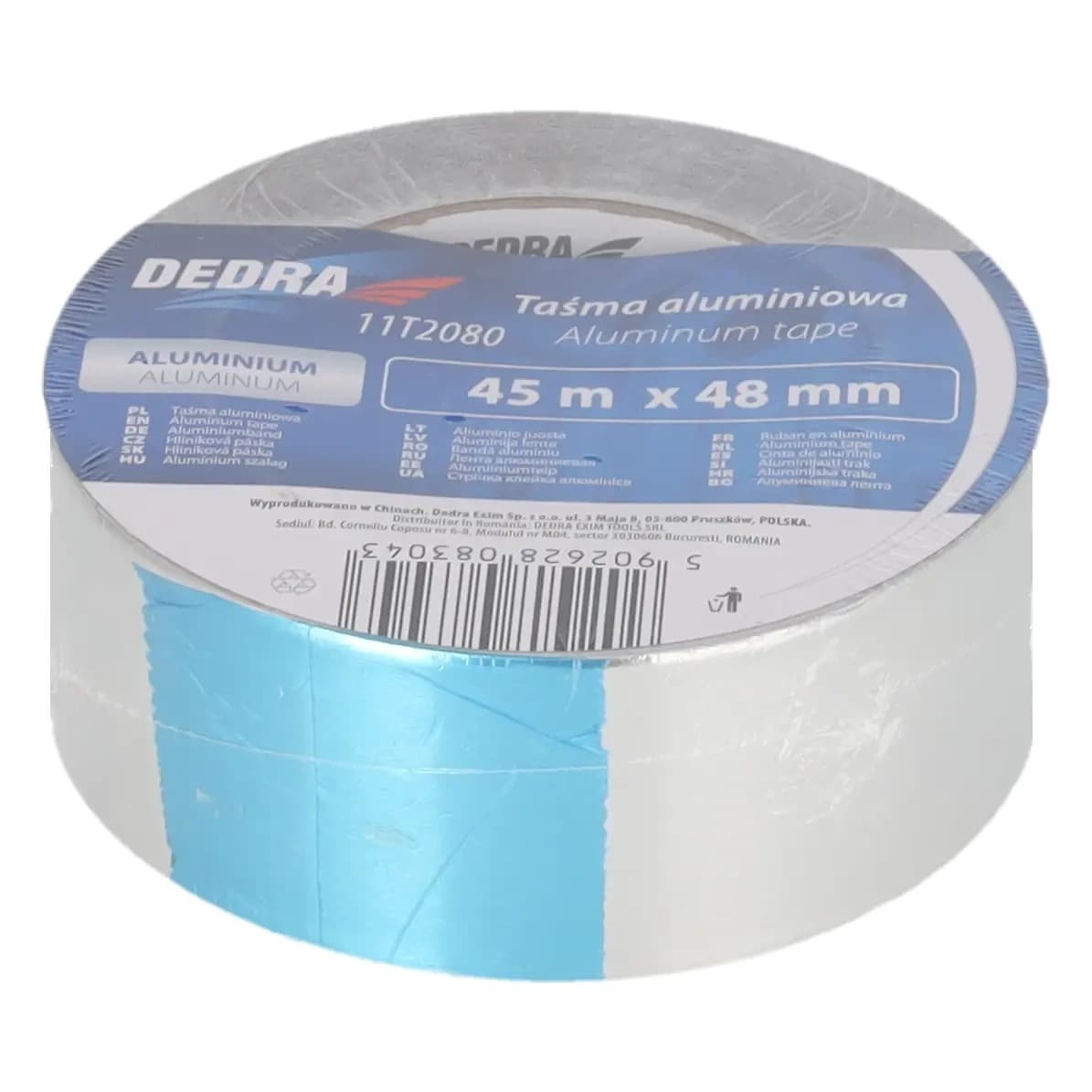Taśma aluminiowa klejąca 48 mm x 45 m uniwersalna