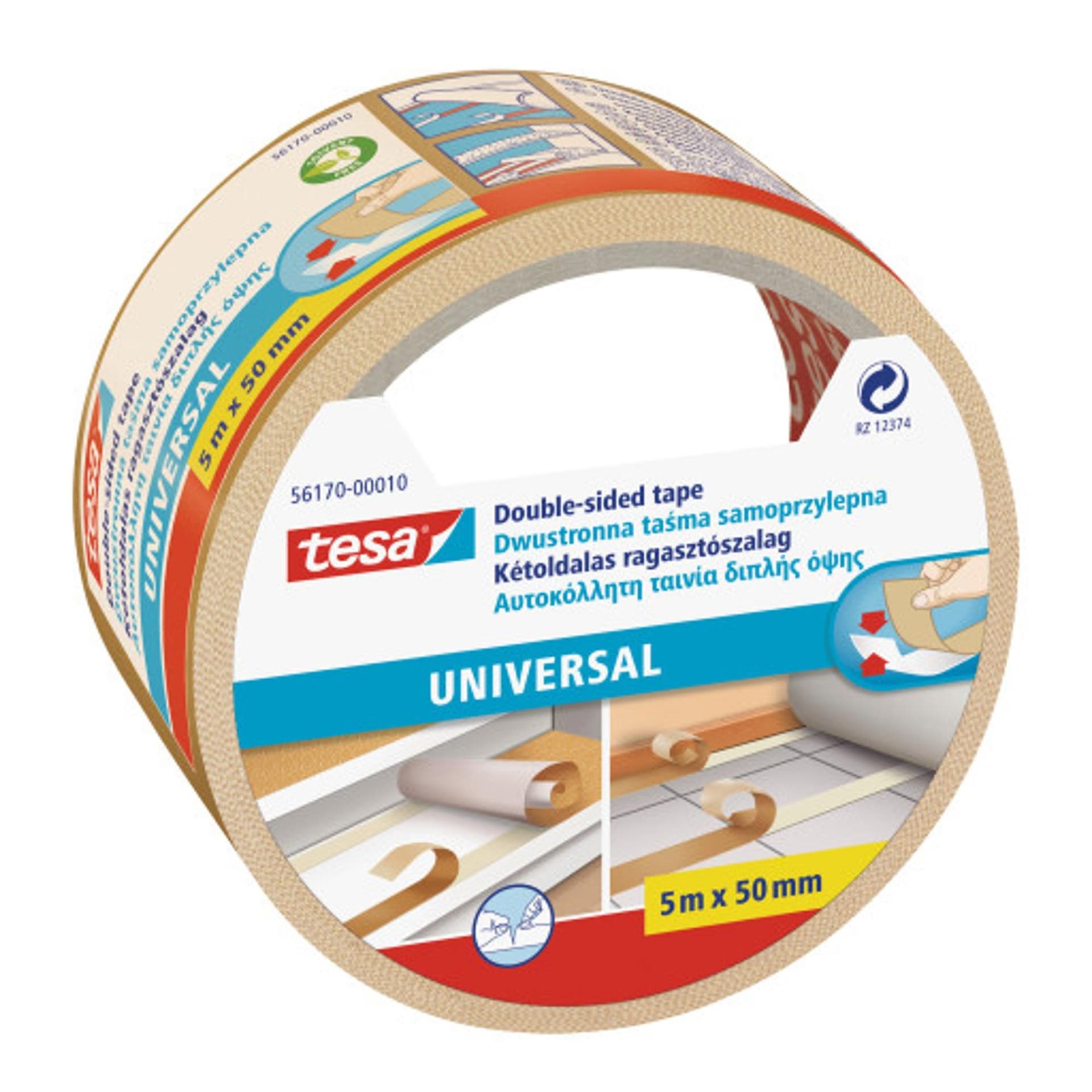 Taśma uniwersalna Tesa dwustronna 10mx50mm