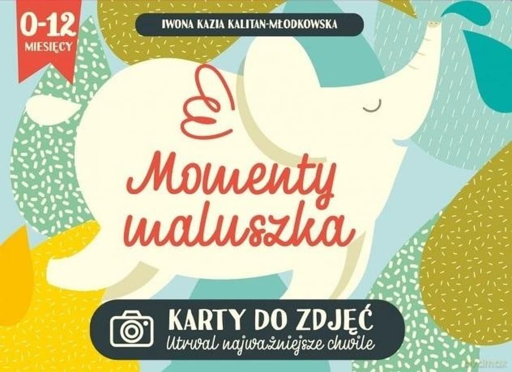 Tata Robi Książki - Momenty Maluszka: Karty do zdjęć dla niemowląt, Pamiątka pierwszych chwil