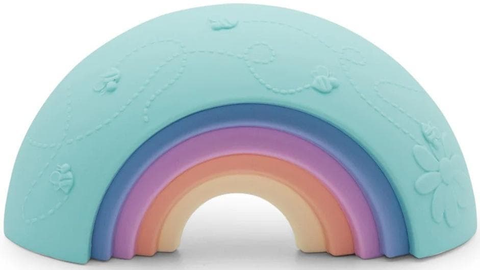 Jellystone Designs Tęcza silikonowa 5 elementów pastelowa
