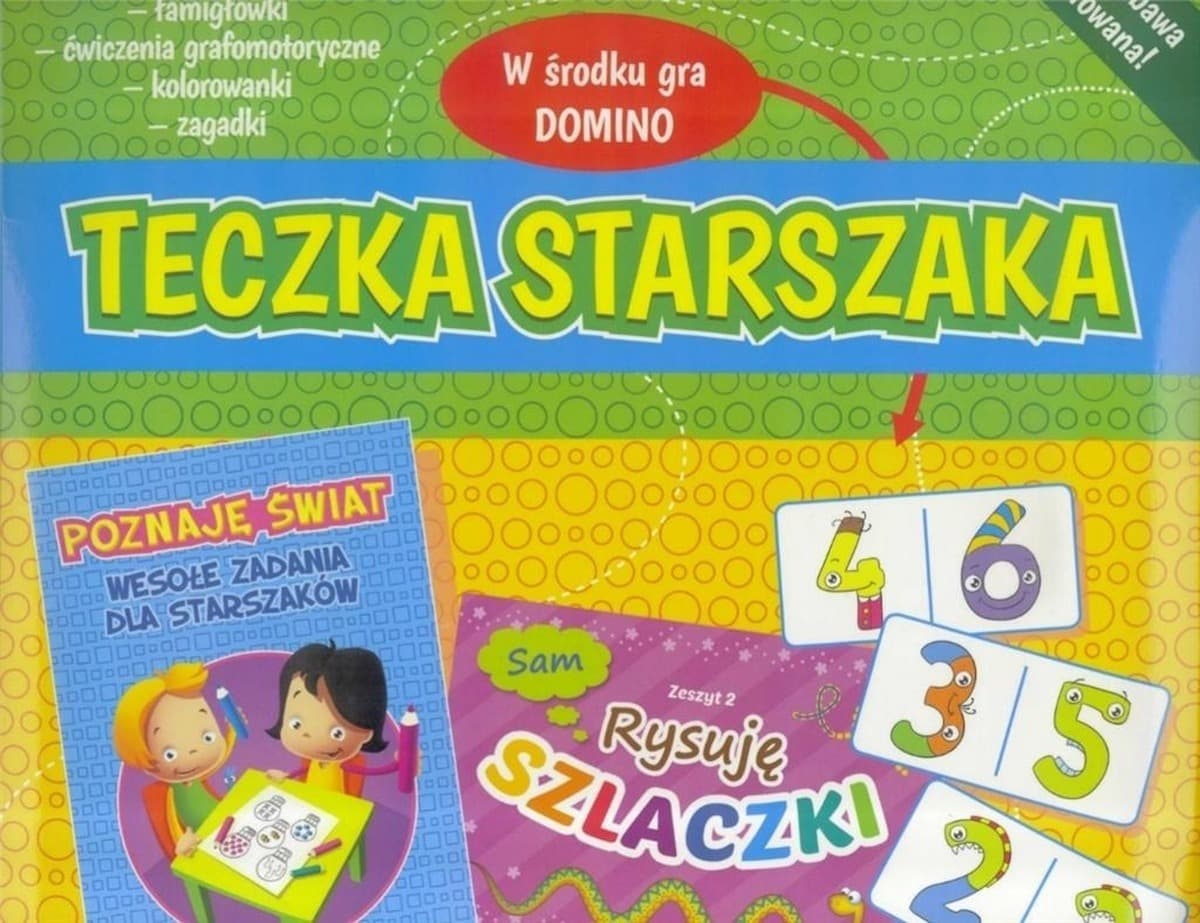 Teczka edukacyjna Pryzmat dla starszaków z ćwiczeniami i zabawami