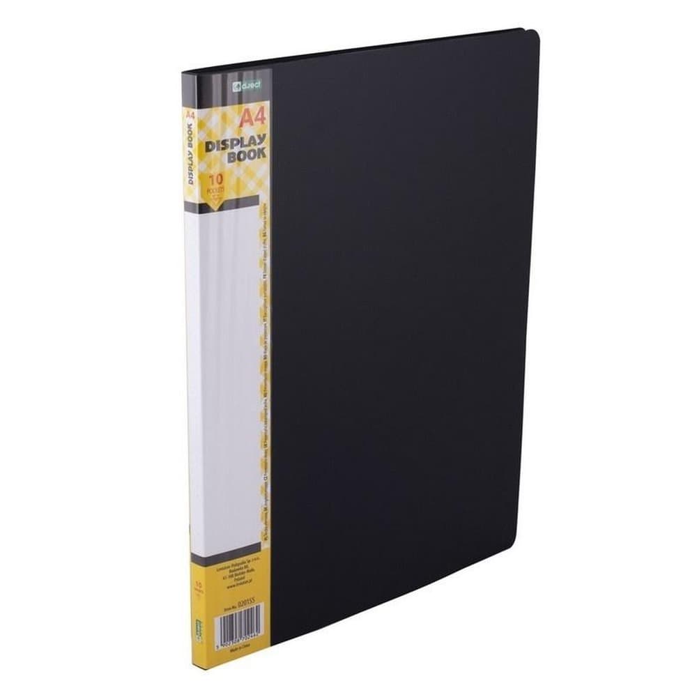 Teczka ofertowa D.RECT z 10 koszulkami czarna