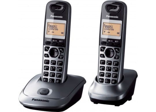 Telefon bezprzewodowy Panasonic KX-TG2512 czarny z identyfikacją