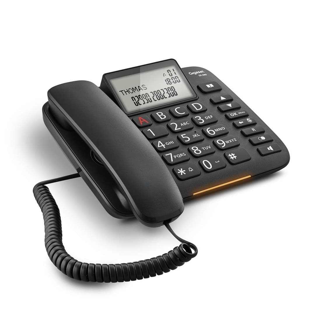Gigaset DL380 Telefon DECT stacjonarny dla seniorów