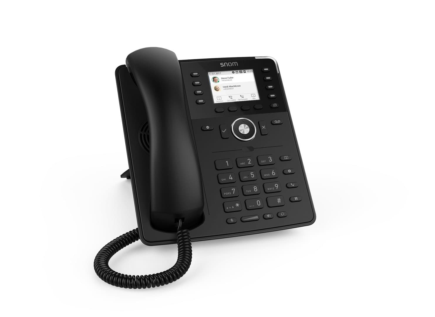 Telefon IP Snom D735 przewodowy z obsługą pasm i informacjami SIP