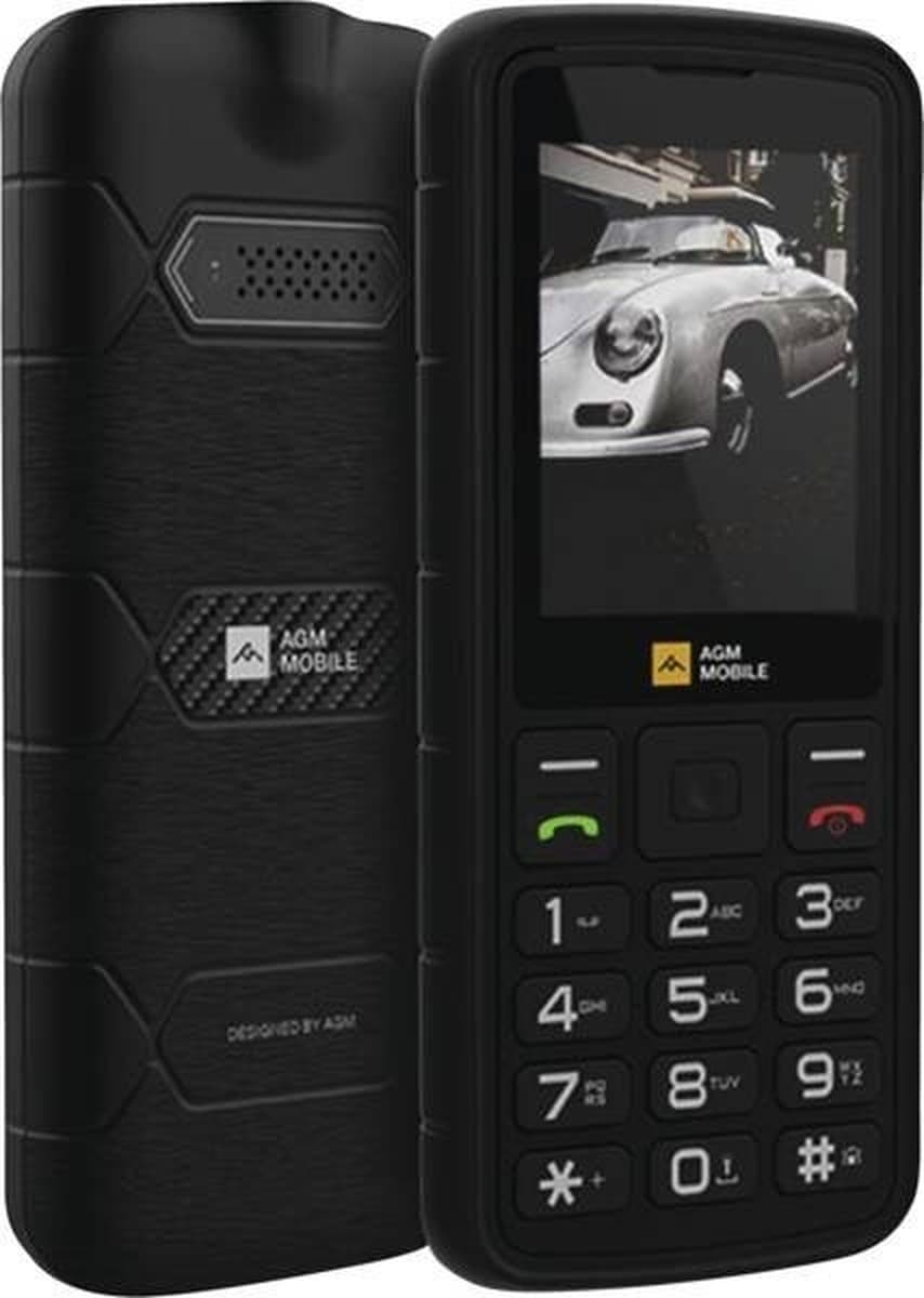 Telefon komórkowy AGM M9 LTE 4G 2,4 cala czarny wodoszczelny
