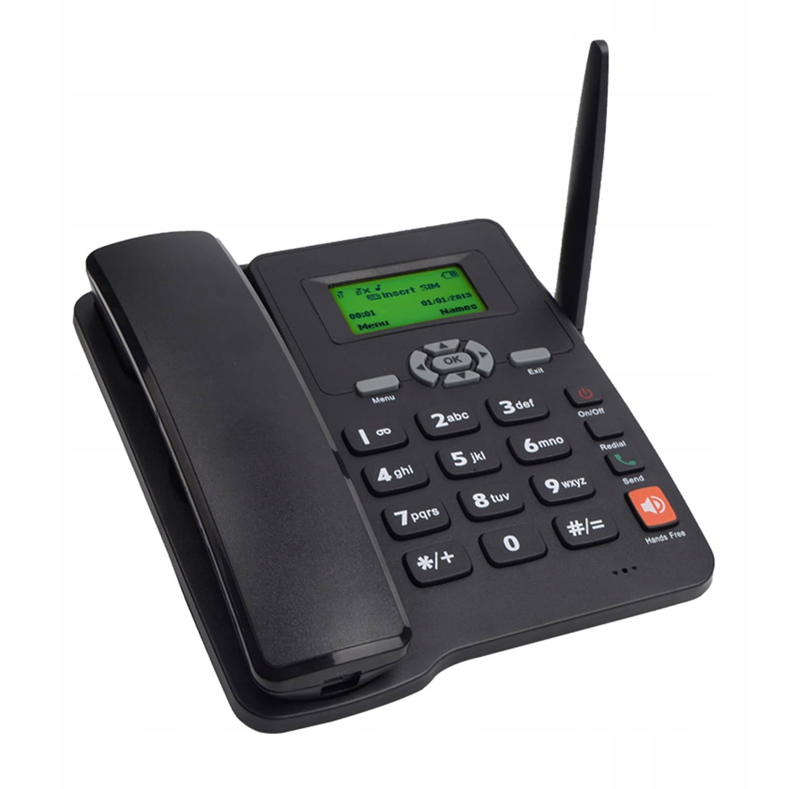 Telefon stacjonarny bezprzewodowy Gigaset AS690 Duo czarny