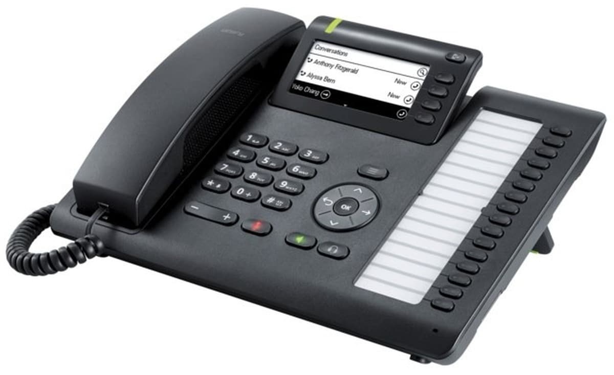 Telefon Unify OpenScape CP400 VoIP Czarny