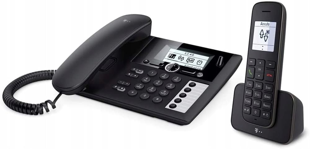 Telekom Sinus PA 207 Plus Telefon stacjonarny i komórkowy, czarny