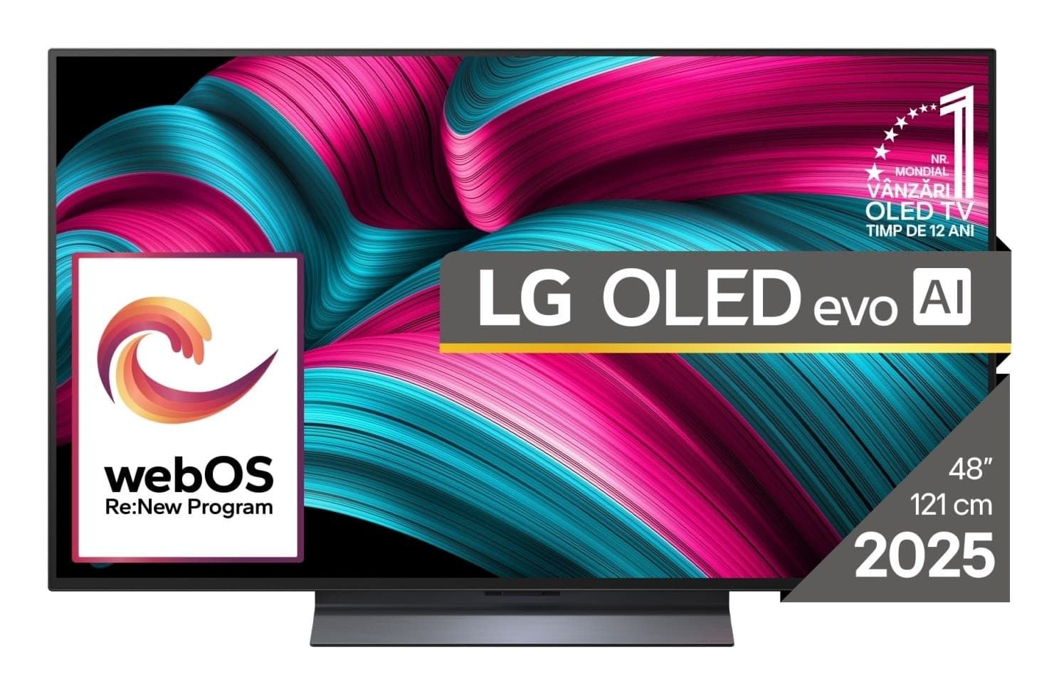 Telewizor LG OLED EVO 48 cali 4K Ultra HD 144 Hz WebOS Dolby Atmos Czarny