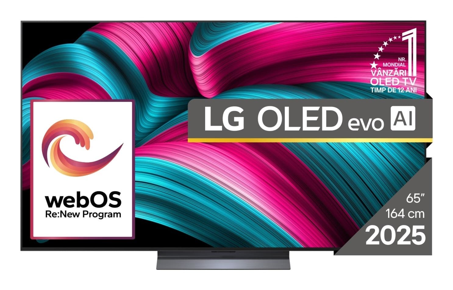 Telewizor OLED LG OLED65C51LA evo 65'' 4K Ultra HD 144 Hz WebOS Dolby Atmos Czarny