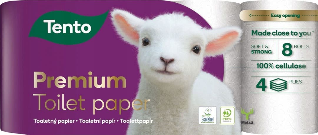 Tento Premium Gold Papier Toaletowy - 8 rolek