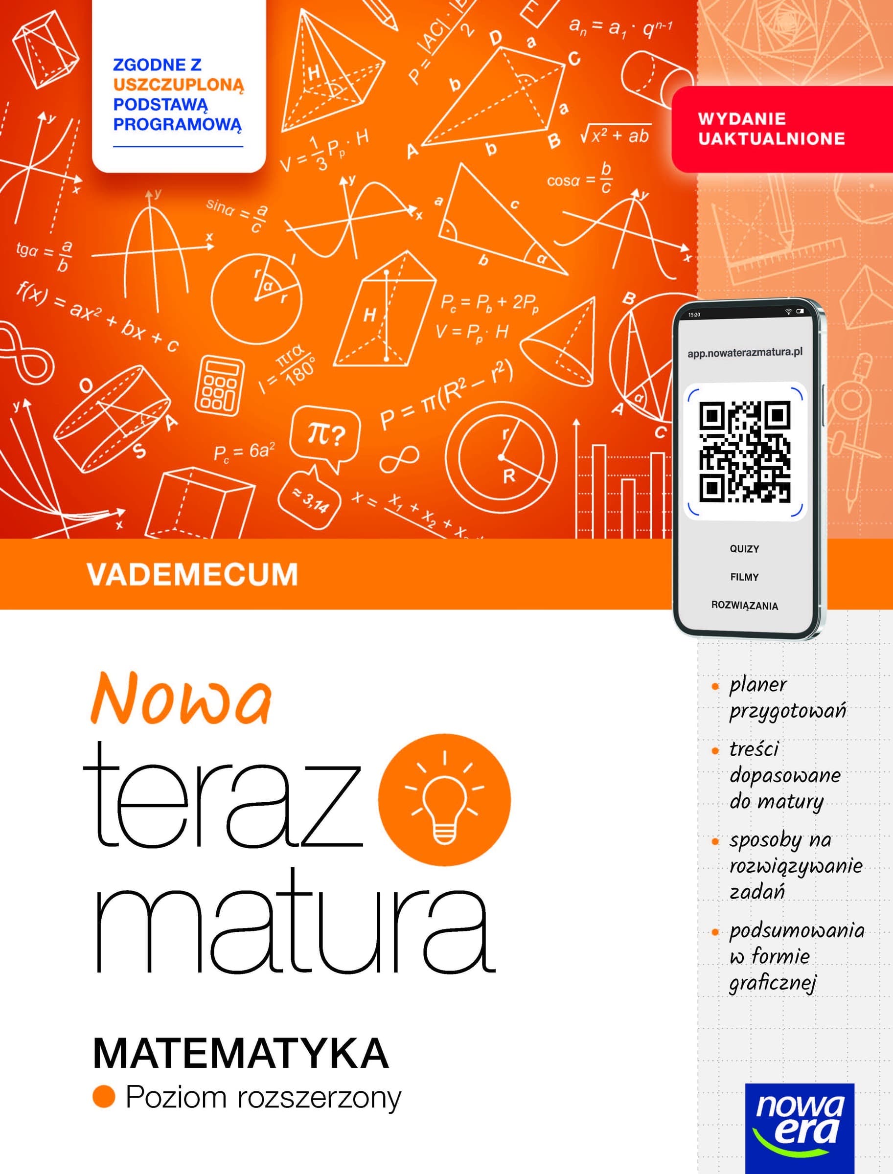 Teraz matura Matematyka - Vademecum zakres rozszerzony 2025/2026