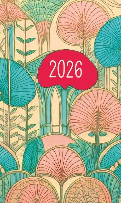 Terminarz Mini kieszonkowy z okładką foliowaną 2026