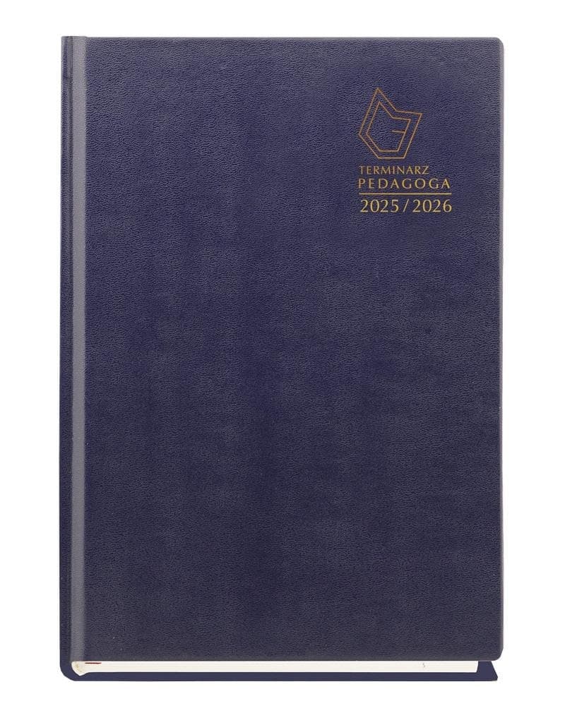 Terminarz Pedagoga granatowy 2025/2026