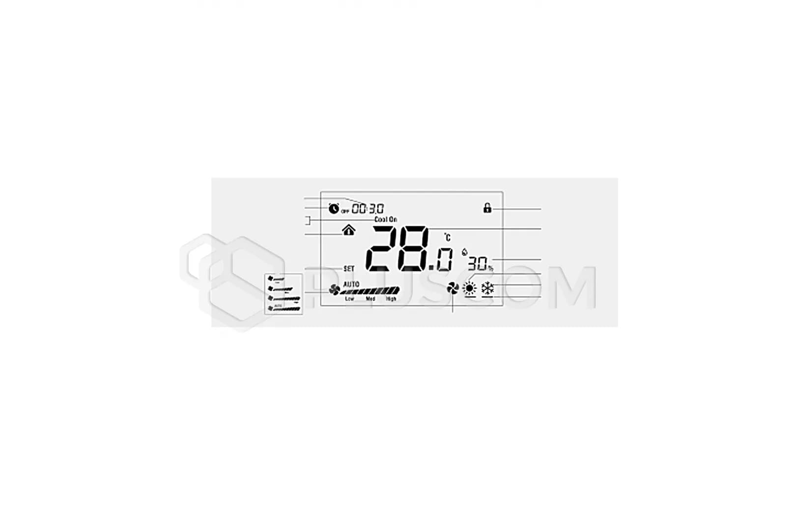 Termostat do sterowania temperaturą Nice Fan2-Control Biały