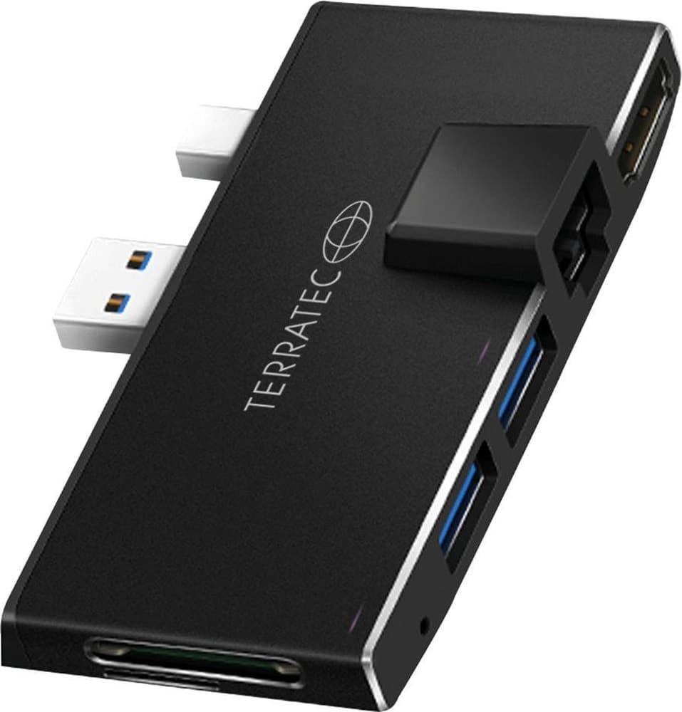 Terratec CONNECT Pro2 - Adapter USB 3.2 Gen 1, Czarny