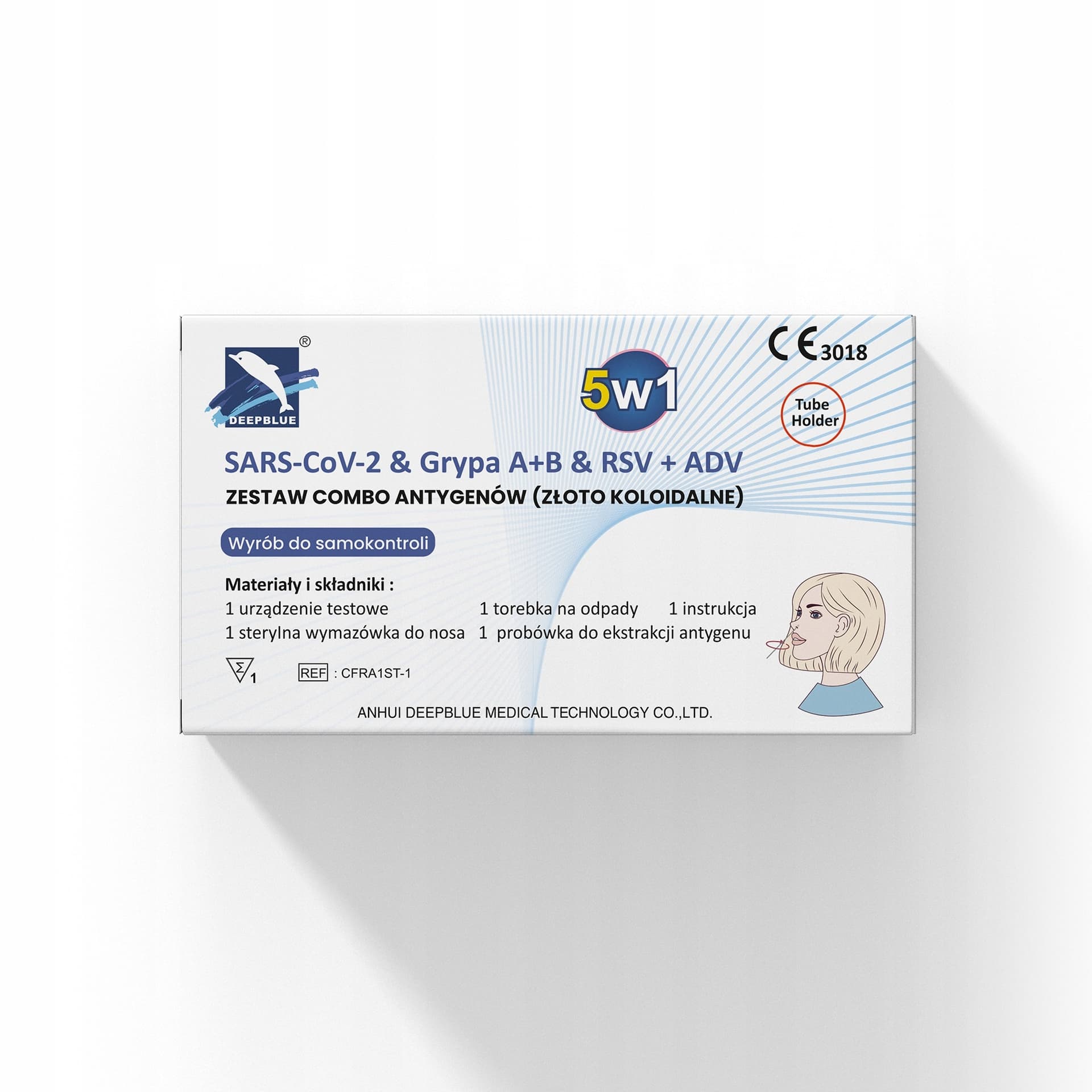 Test na SARS-CoV-2, Grypę A+B, RSV i Adenowirusy