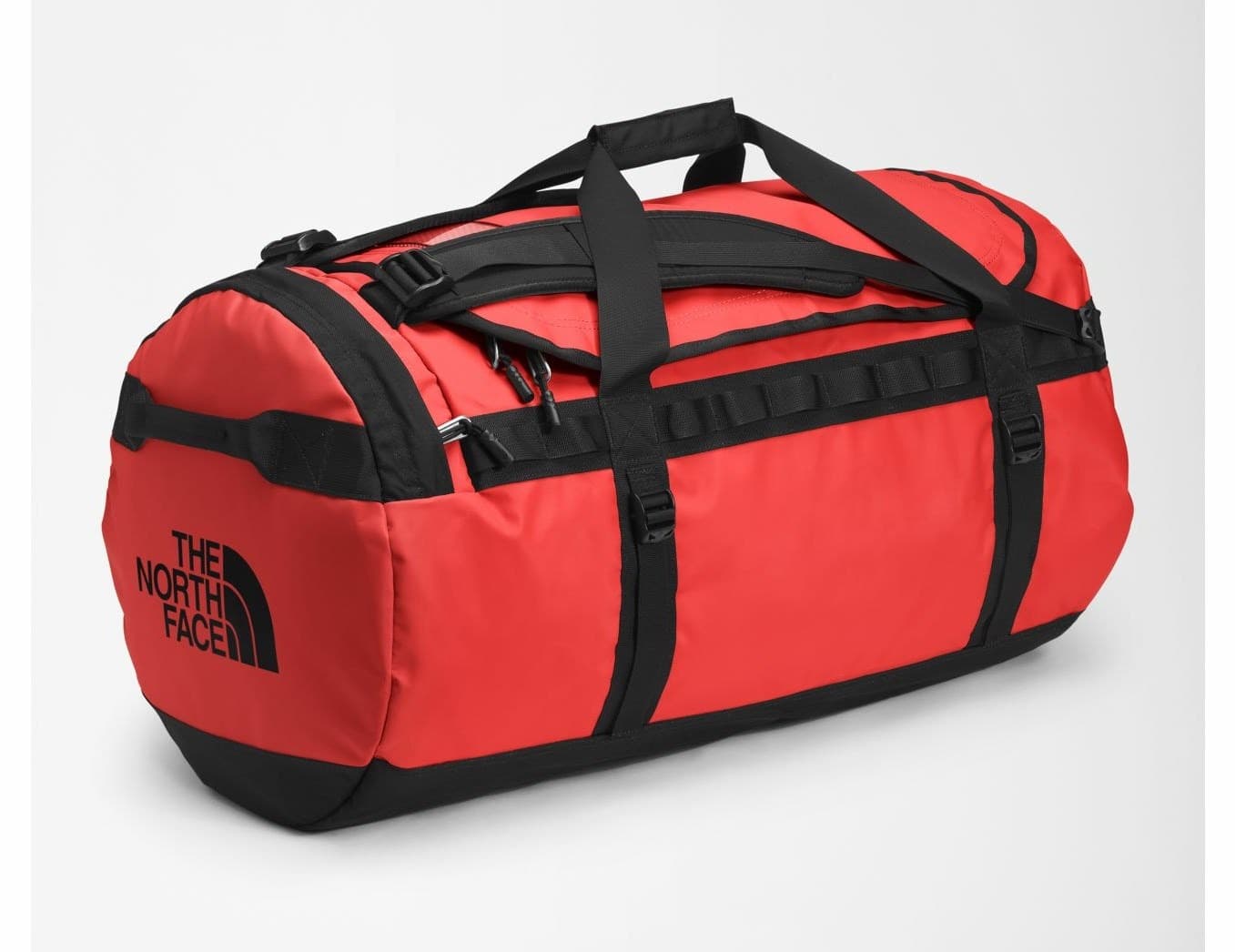 The North Face Base Camp Duffel L torba sportowa 95 l czarno-czerwona