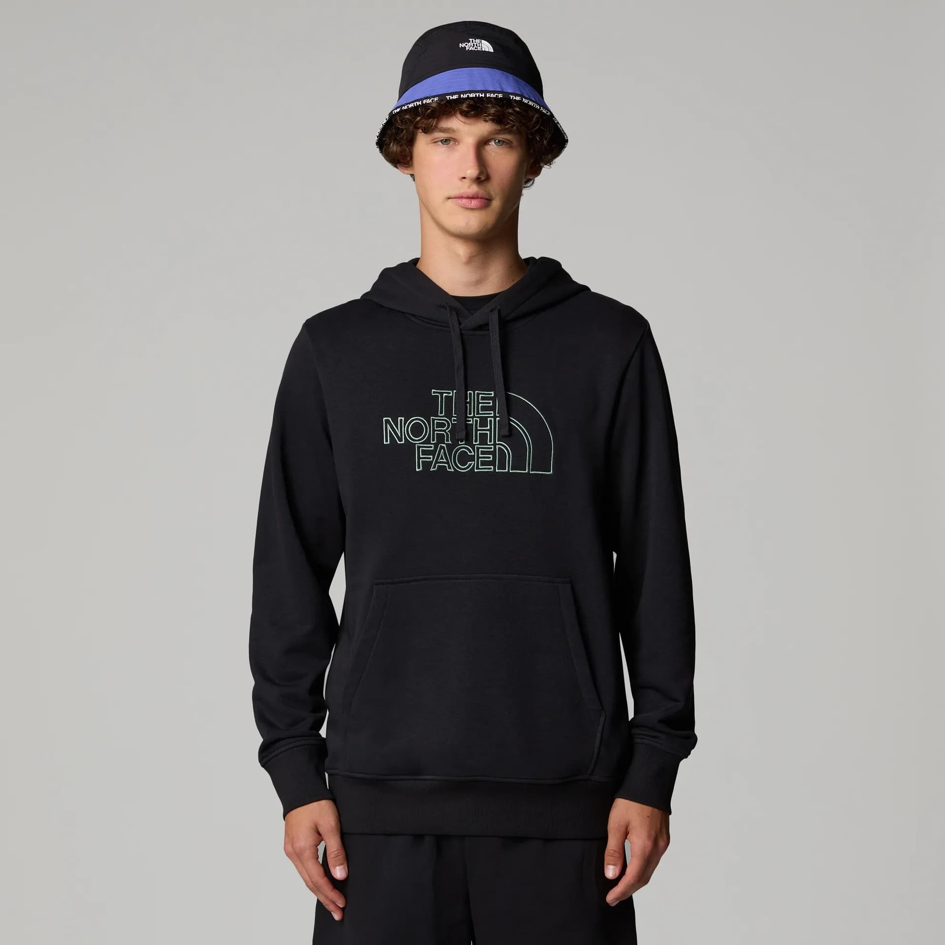 The North Face Drew Peak Light Hoodie Bluza z kapturem - czarny/antracyt, rozmiar L