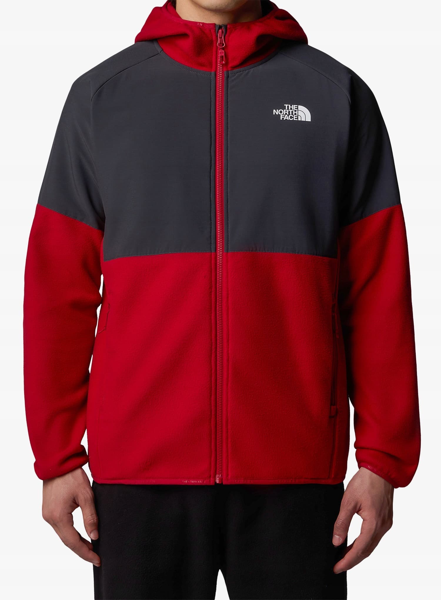 The North Face Glacier Heavyweight Full Zip Jacket - bluza polarowa iron clay/asphalt grey, rozmiar L