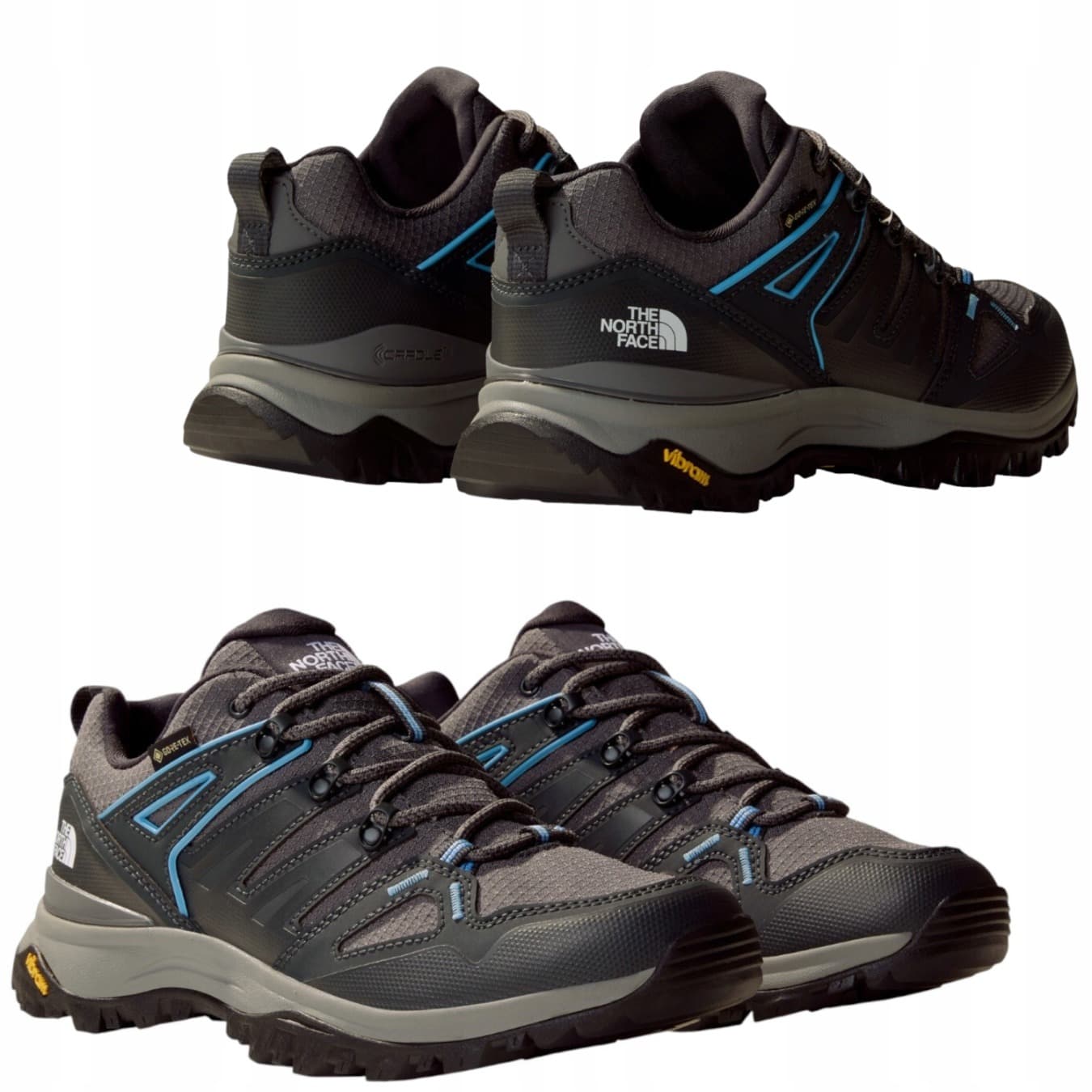 The North Face Hedgehog GTX damskie buty trekkingowe niskie - czarne/szare