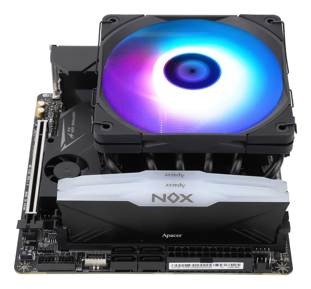 Thermalright AXP120 X67 ARGB Czarny - Niskoprofilowe chłodzenie CPU - 120mm
