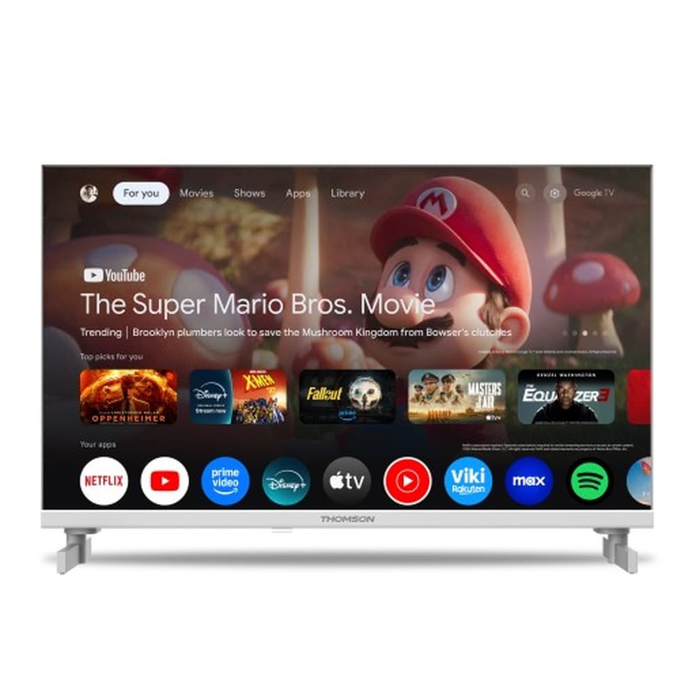 Thomson 24HQG3S15CW - 24" HD Google TV QLED 12V biały