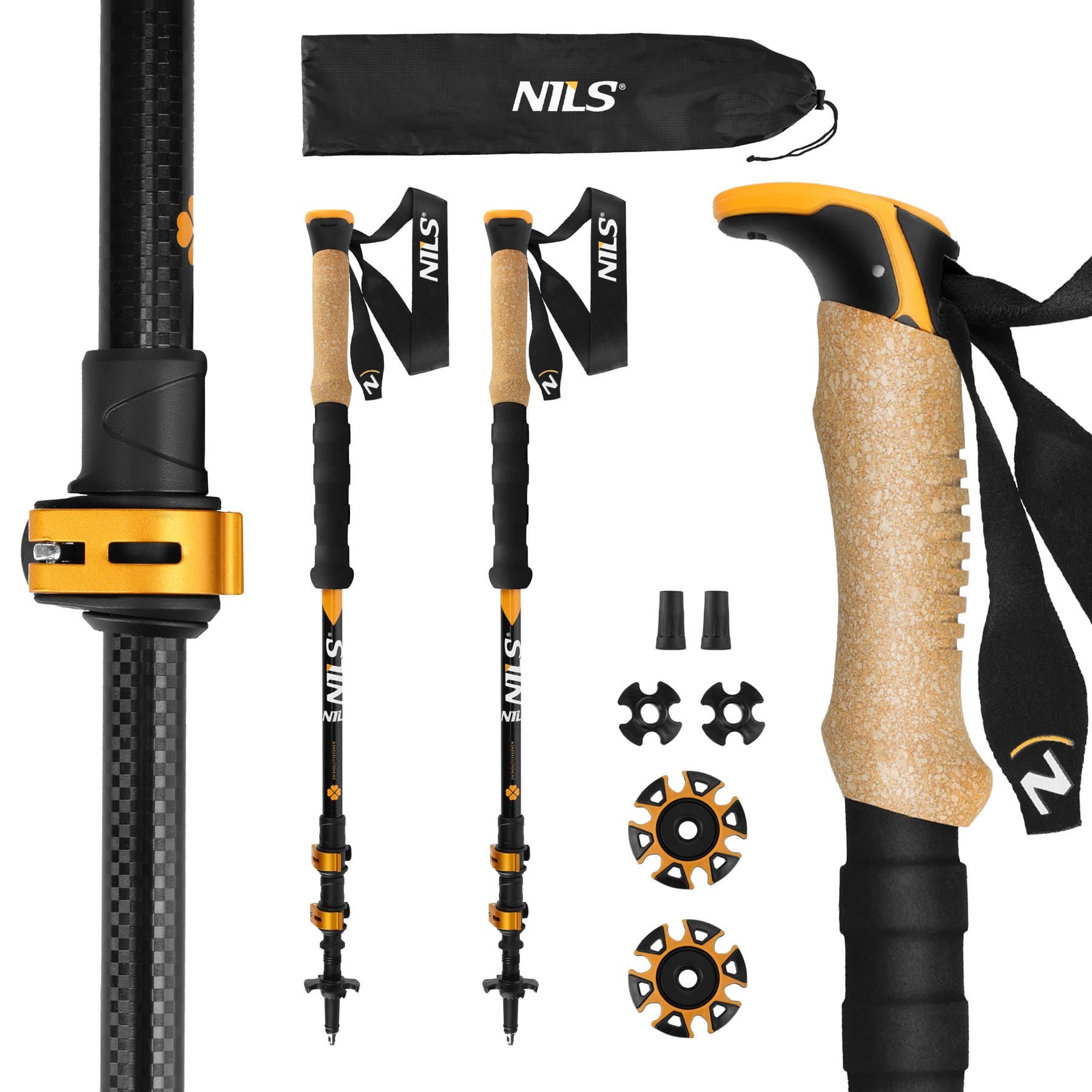 Nils TK8605 Kije trekkingowe aluminiowe