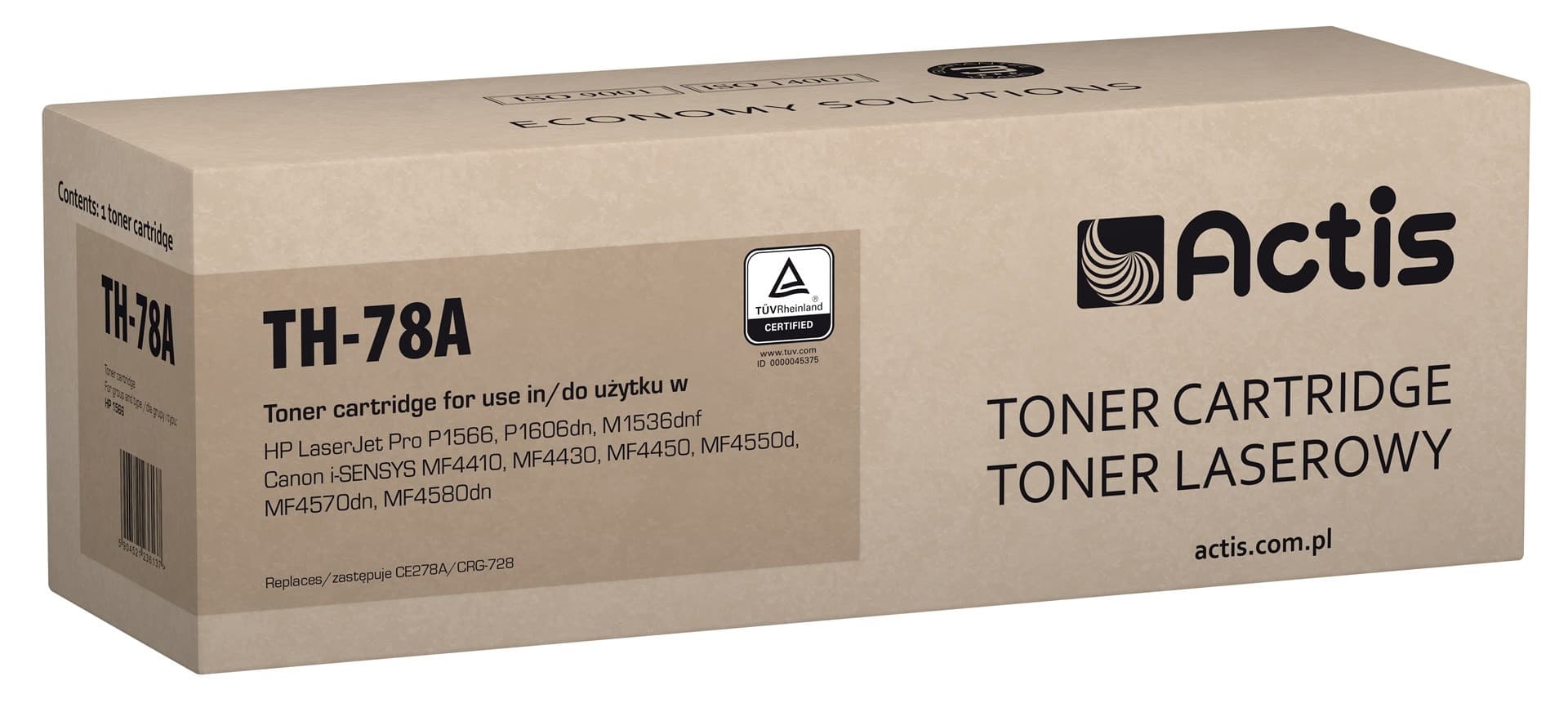 Actis TH-78A Zamiennik Tonera do HP i Canon 2100 stron czarny