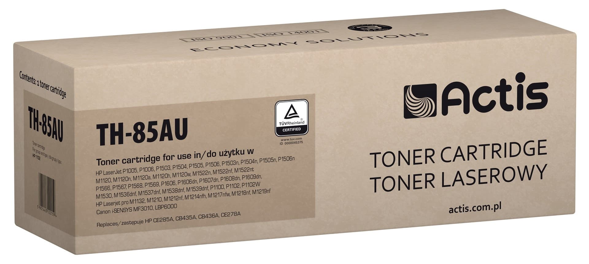 Actis Zamiennik tonera HP 85A 78A 35A 36A czarny 2100 stron